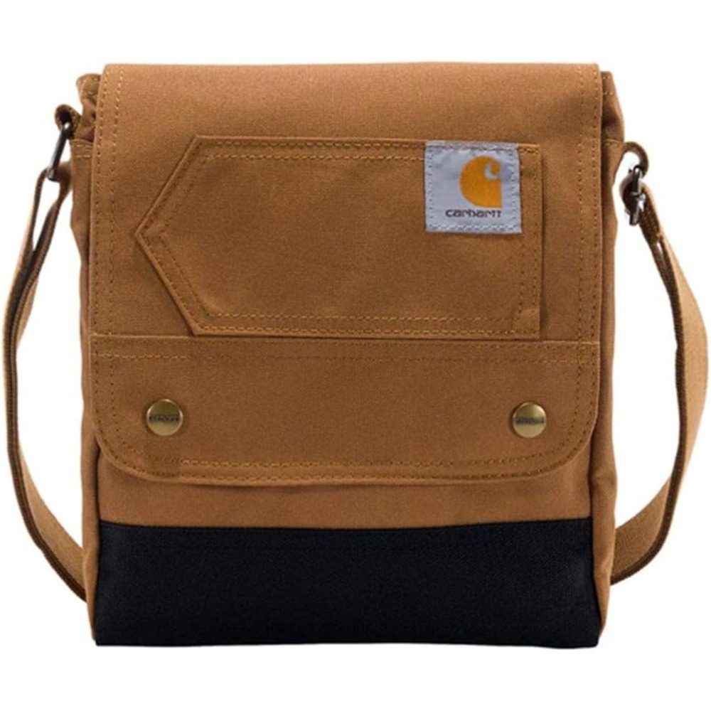 CARHARTT CB0377 Crossbody Snap Bag Rain Defender Brown Adjustable 3L Bag